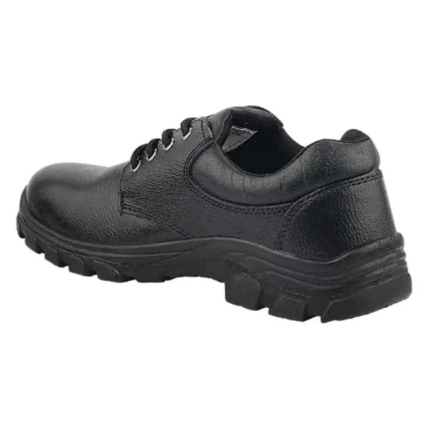 Fuel Spear SD Grain Leather Steel Toe Black Safety Shoes with PU Single Density Sole |