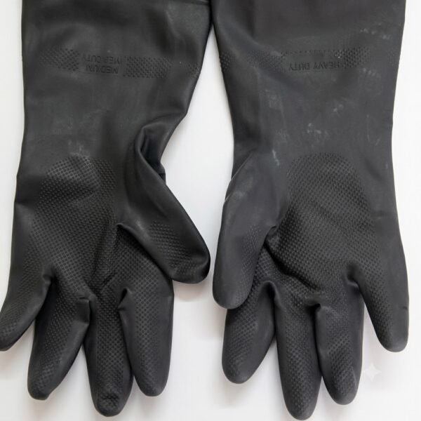 150GSM Black Rubber Hand Gloves |