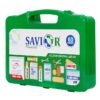 SAVIOR First Aid Kit (with all the items inside) Green Box- 63 Pieces, Model : AKMA I