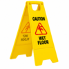 Mrinmoyee Yellow Plastic Wet Floor Caution Board C0013 |
