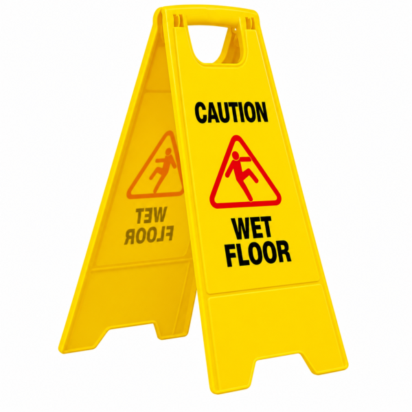 Mrinmoyee Yellow Plastic Wet Floor Caution Board C0013 |