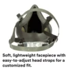 62 3M 6200 Grey Half Facepiece Reusable Respirator |