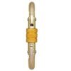 Steel Carabiner Hook Gate Opening: 18 mm, Tensile Strength: 25 Kn - Golden (PN 112)' (Alloy Steel, Steel Screw Locking Karabiner) |