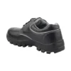 9 Fuel Leon R Grain Leather Steel Toe Black Safety Shoes with Rubber Sole |